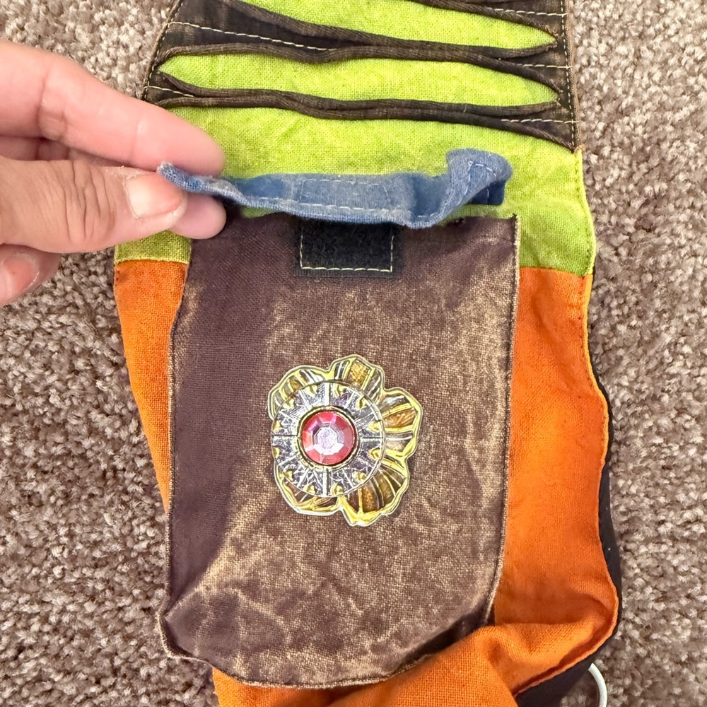 Colorful Patchwork Shoulder Bag - Picture 2 of 8